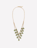 Multi Tear Necklace-Green