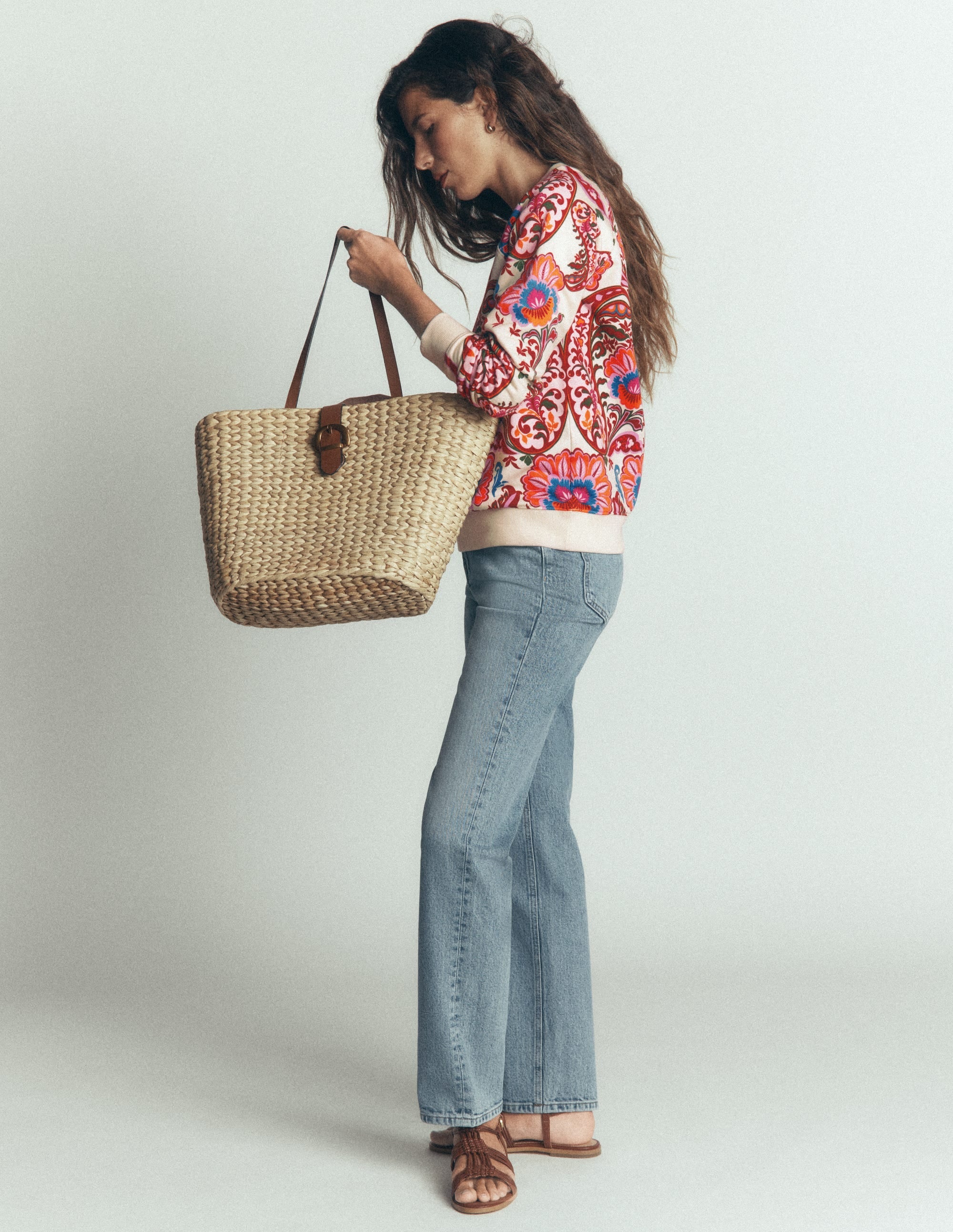 Emi Printed Sweatshirt-Multi, Bohemia Dream